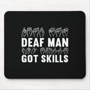 Awareness Asl Sign Language American Sign Language Mouse Mat