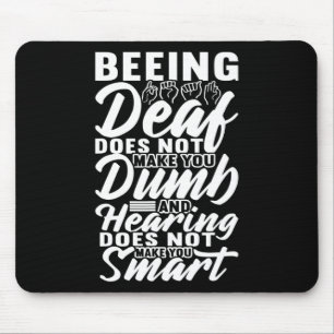 Awareness Asl Sign Language American Sign Language Mouse Mat