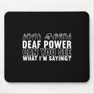 Awareness Asl Sign Language American Sign Language Mouse Mat