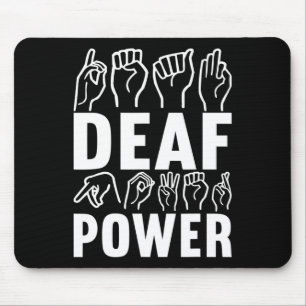 Awareness Asl Sign Language American Sign Language Mouse Mat