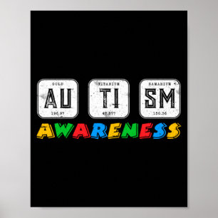 Awareness Autistic Diversity Justice Autism T Shir Poster