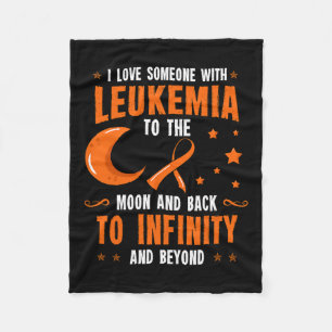 Awareness Blood Cancer Bone Marrow Gift Idea Fleece Blanket