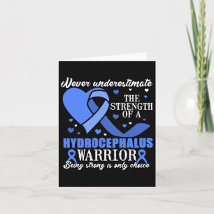 Awareness Blue Ribbon Support Card