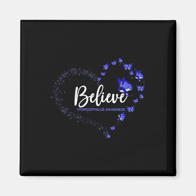 Awareness Butterfly Believe  Magnet (Front)
