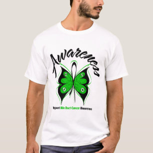 AWARENESS Butterfly Bile Duct Cancer T-Shirt