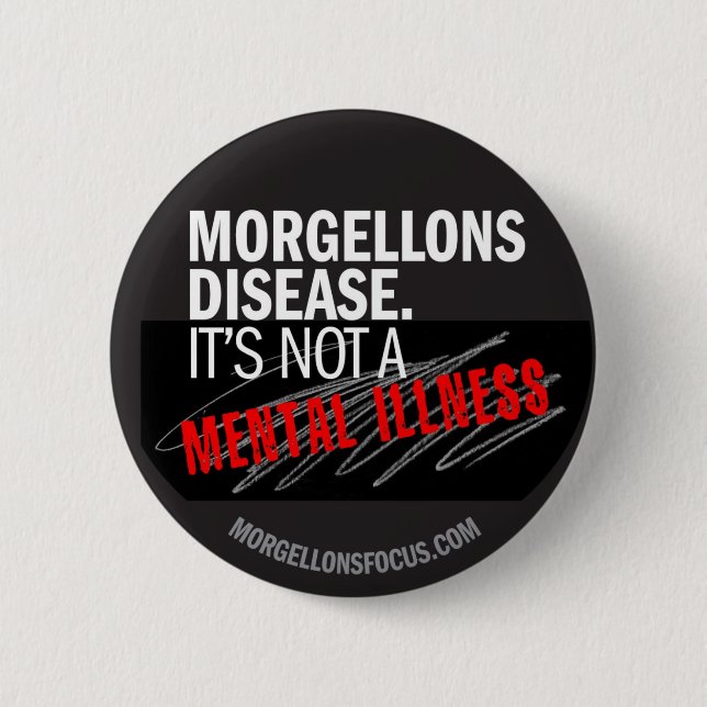 Awareness Button – Black (Front)