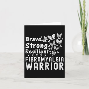 Awareness Chronic Illness Warrior Women Girls Card