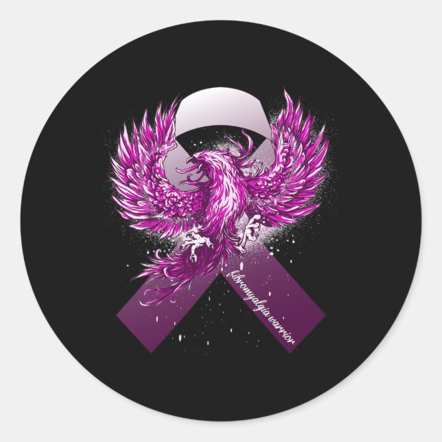 Awareness  classic round sticker (Front)