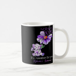 Awareness Cute Elephant I Will Remember For You 2 Coffee Mug