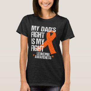 Awareness Dad Fight Orange Ribbon Gift Idea T-Shirt