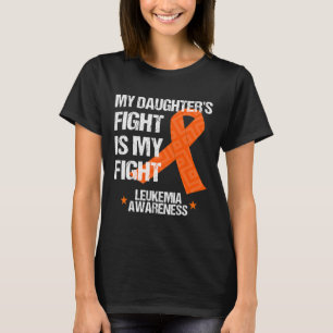 Awareness Daughter Fight Orange Ribbon Gift T-Shirt