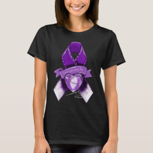 Awareness Day August 31 Purple Ribbon 1 T-Shirt