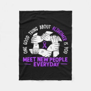 Awareness Dementia Support 3 Fleece Blanket