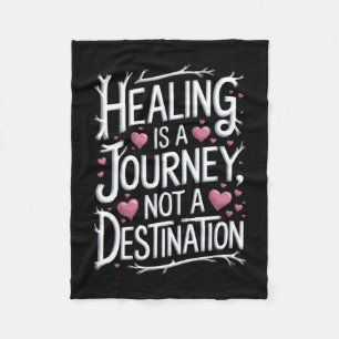 Awareness depression anxiety mental health fleece blanket
