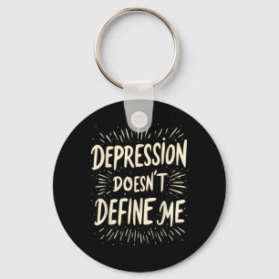 Awareness Depression Anxiety Mental Health Key Ring
