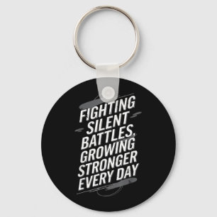 Awareness Depression Anxiety Mental Health Key Ring