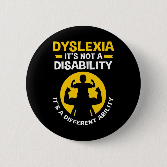 Awareness Different Ability  6 Cm Round Badge (Front)