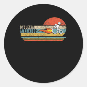 Awareness Disability Gifts Handicapped Wheelchair  Classic Round Sticker