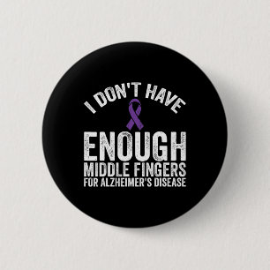 Awareness - Don't Have Middle Fingers For Heimerhe 6 Cm Round Badge