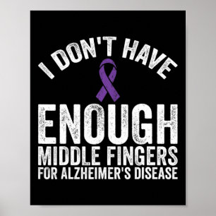 Awareness - Don't Have Middle Fingers For Heimerhe Poster