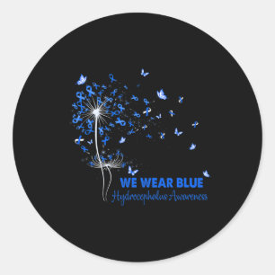 Awareness Faith Hope Love Dandelion Classic Round Sticker
