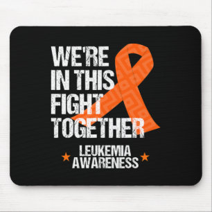 Awareness Family Fight Orange Ribbon Gift Mouse Mat