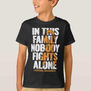 Awareness Family Support Leukaemia Awareness 4 T-Shirt