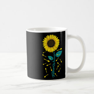 Awareness Fibro Warrior Graphic Sunflower Coffee Mug