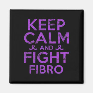 Awareness Fight Fibro Fighter Warrior Grunge Magnet