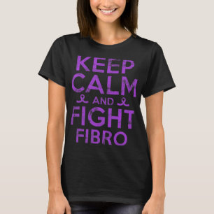 Awareness Fight Fibro Fighter Warrior Grunge T-Shirt