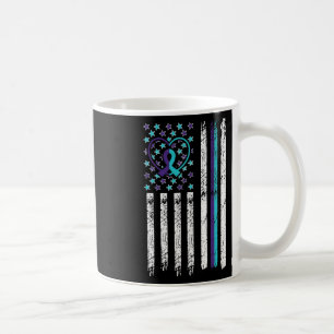 Awareness Flag Anxiety Mental Health Therapists Coffee Mug