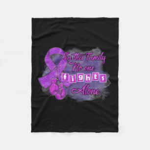 Awareness  fleece blanket