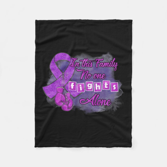 Awareness  fleece blanket (Front)