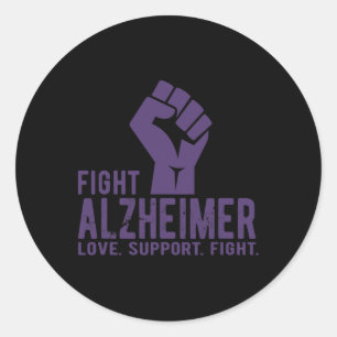 Awareness For Men Love Support Fight Classic Round Sticker