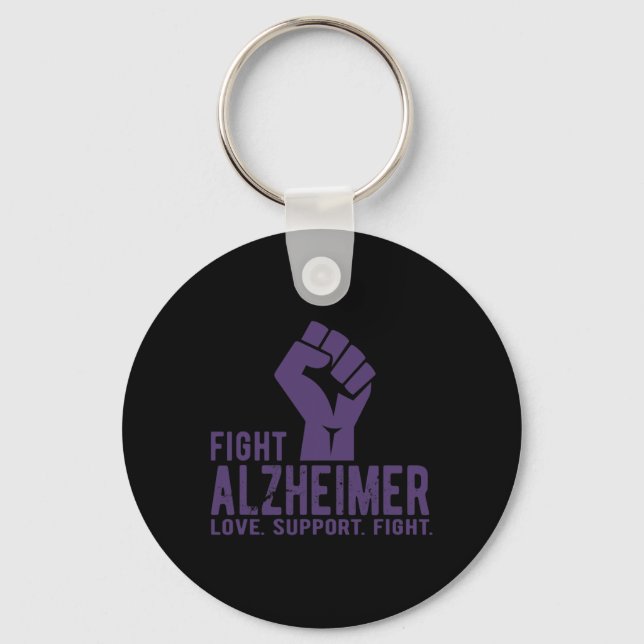 Awareness For Men Love Support Fight  Key Ring (Front)