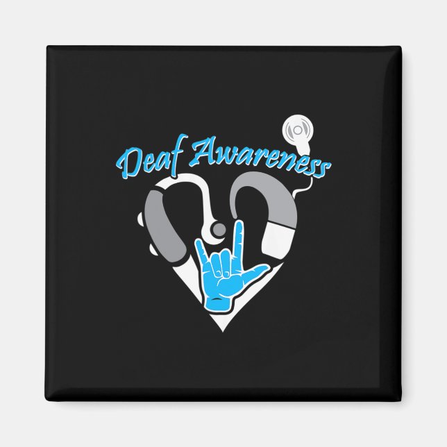 Awareness Hearing Aid Asl Cochlear Implant  Magnet (Front)