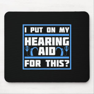 Awareness Hearing Aid Implant Asl 1  Mouse Mat