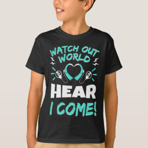Awareness Hearing Aid Implant Asl T-Shirt