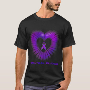 Awareness Heart Purple Ribbon Warriors T-Shirt