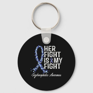 Awareness Her Fight Is My Fight Key Ring