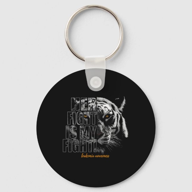 Awareness Her Fight Is My Fight  Key Ring (Front)