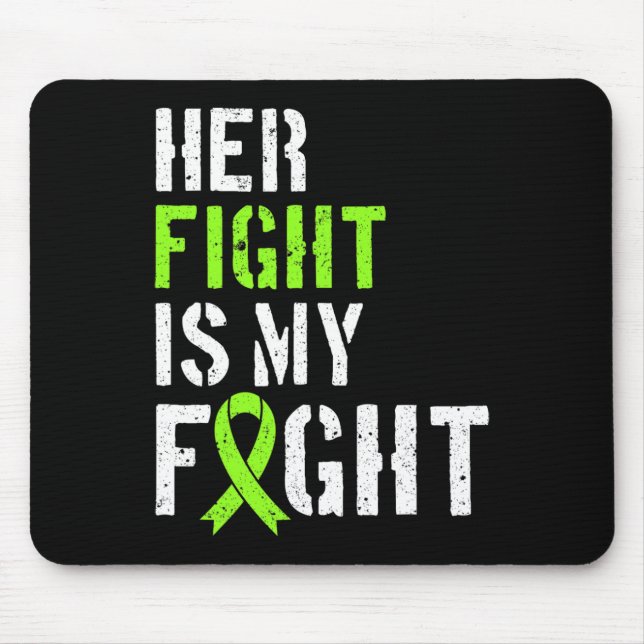 Awareness Her Fight Is My Fight Support  Mouse Mat (Front)