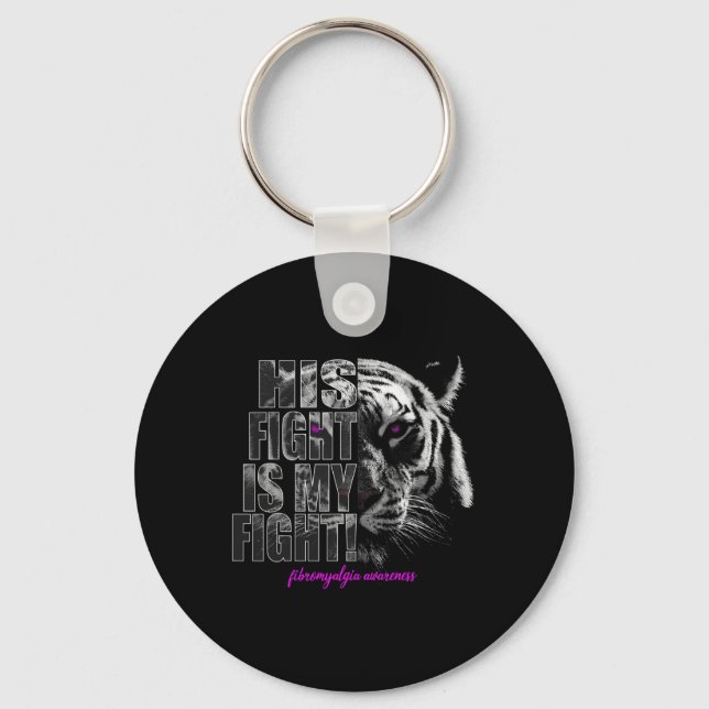 Awareness His Fight Is My Fight 1  Key Ring (Front)