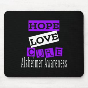 Awareness Hope Love Cure Mouse Mat