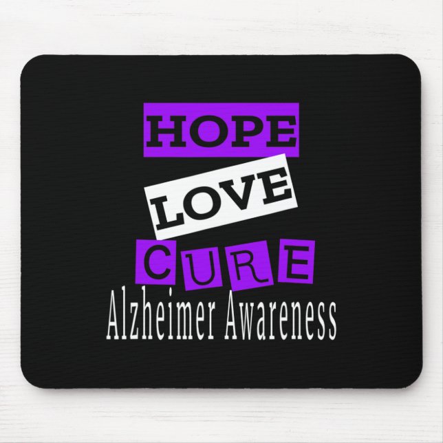 Awareness Hope Love Cure  Mouse Mat (Front)