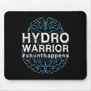 Awareness Hydro Warrior Shunt Happens Brain Mouse Mat