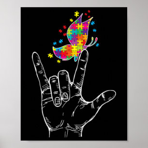 Awareness I Love You Asl Hand Sign Language Butter
