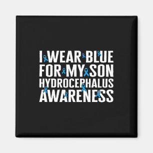 Awareness I Wear Blue For My Son Ribbon Neuros Magnet