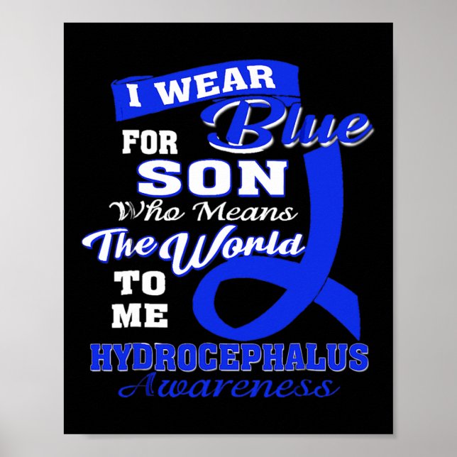 Awareness - I Wear Blue For Son  Poster (Front)