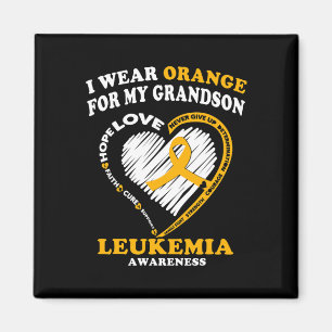Awareness - I Wear Orange For My Grandson Magnet